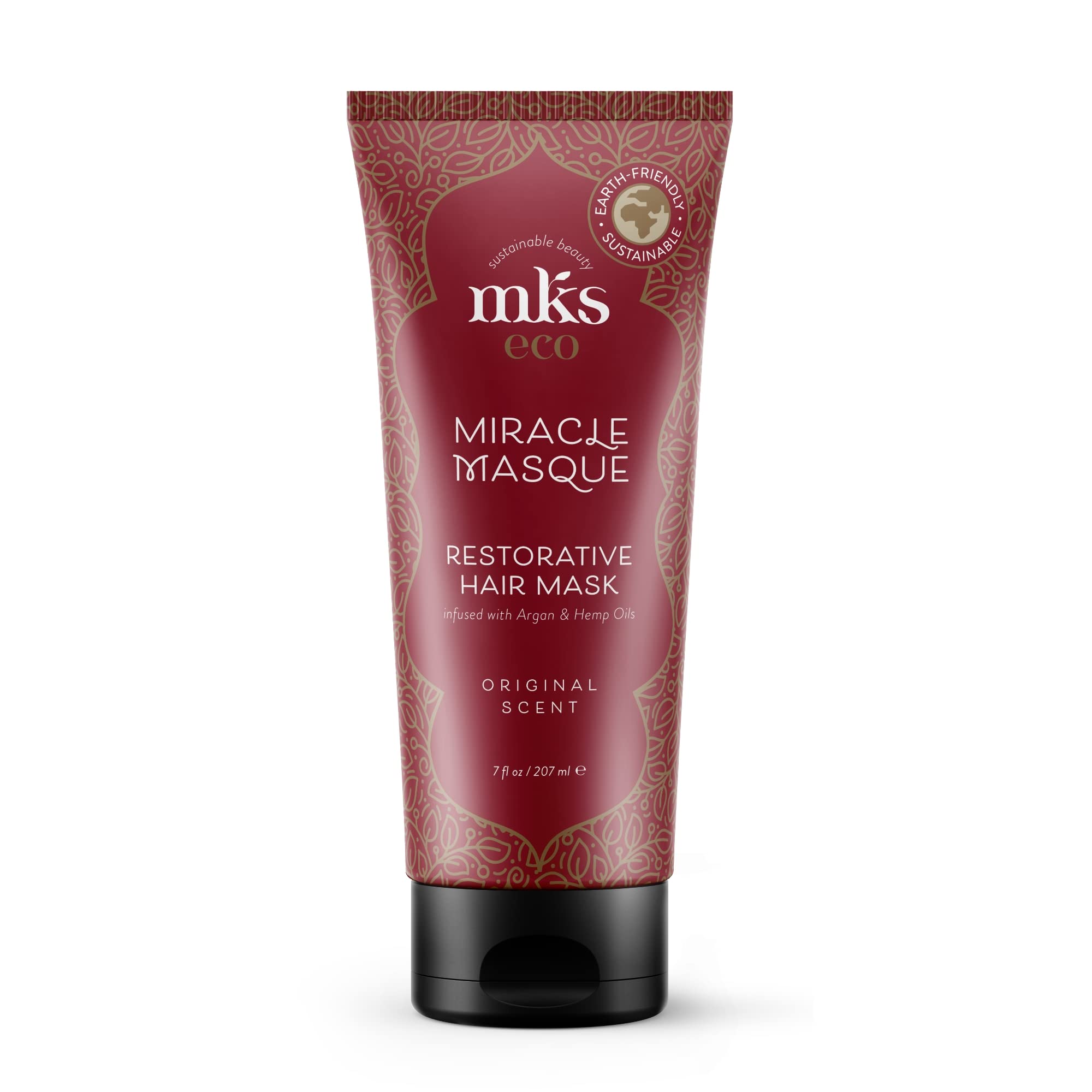 MKS Eco Miracle Masque Restorative Hair Mask Original Scent 7 fl oz / 207 ml | women hair serum hair moisturizer dry hair treatment | UNDER 2999 |