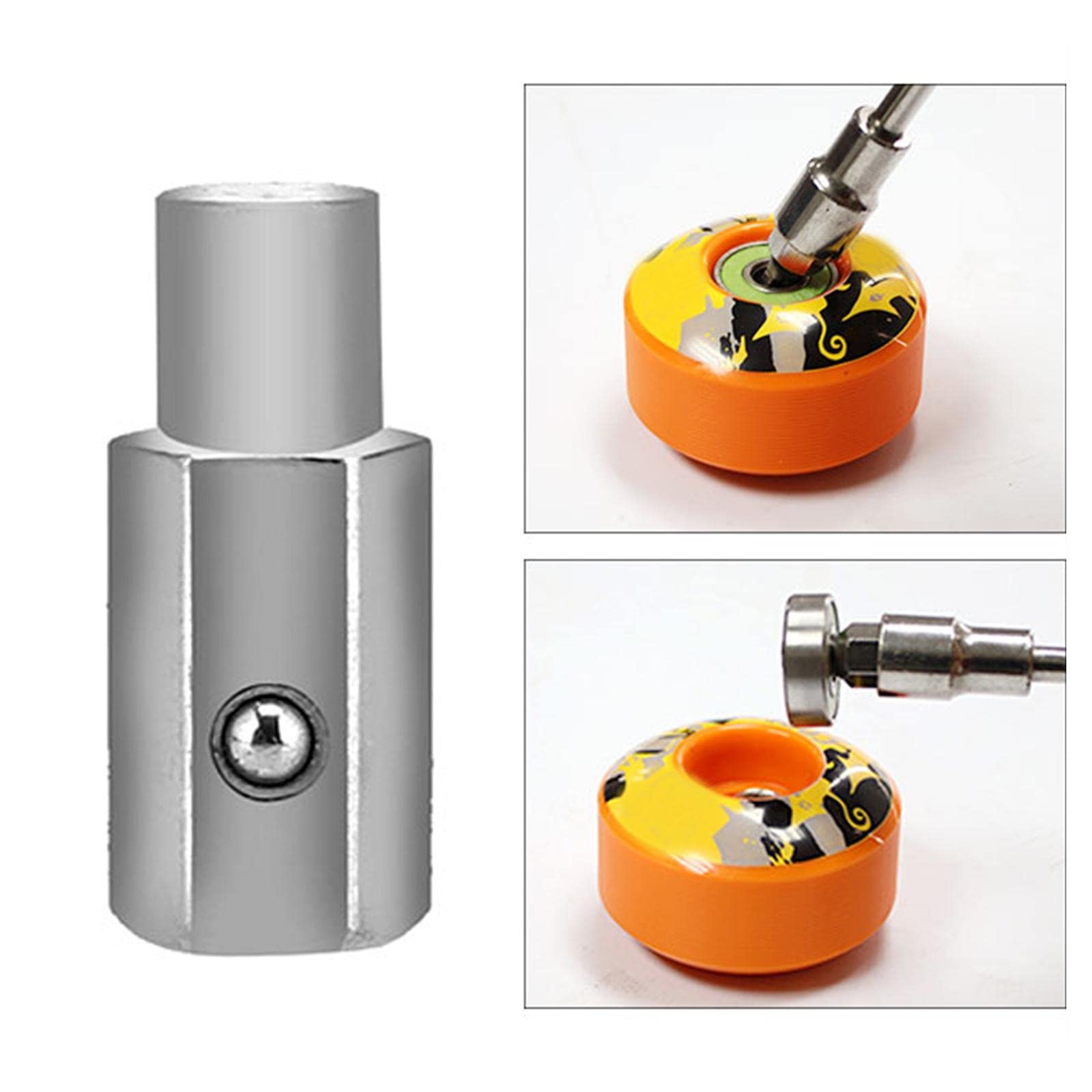 kowaku Clé pour Planche à roulettes Kit Universel pour Skateboard Outil Tout Usage Accessoire Clé Multifonction en Acier Inoxydable Adaptée Aux Déplacements