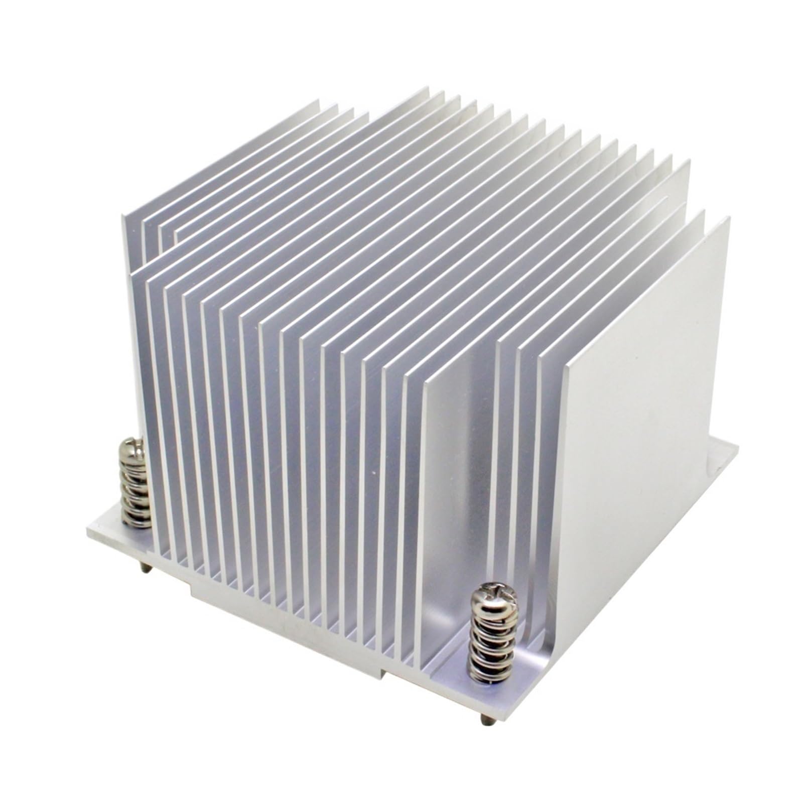 Chłodnica procesora serwera 2U, aluminiowy radiator do komputera przemysłowego 1155 1156 1150 1151, chłodzenie pasywne