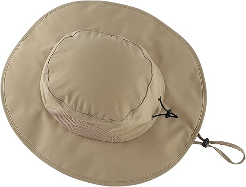 Miniatura 34 de Home Prefer UPF50+ - Sombrero de sol para hombre, sombrero de pesca de ala ancha para hombres y mujeres, sombrero de playa con protección UV, Gris