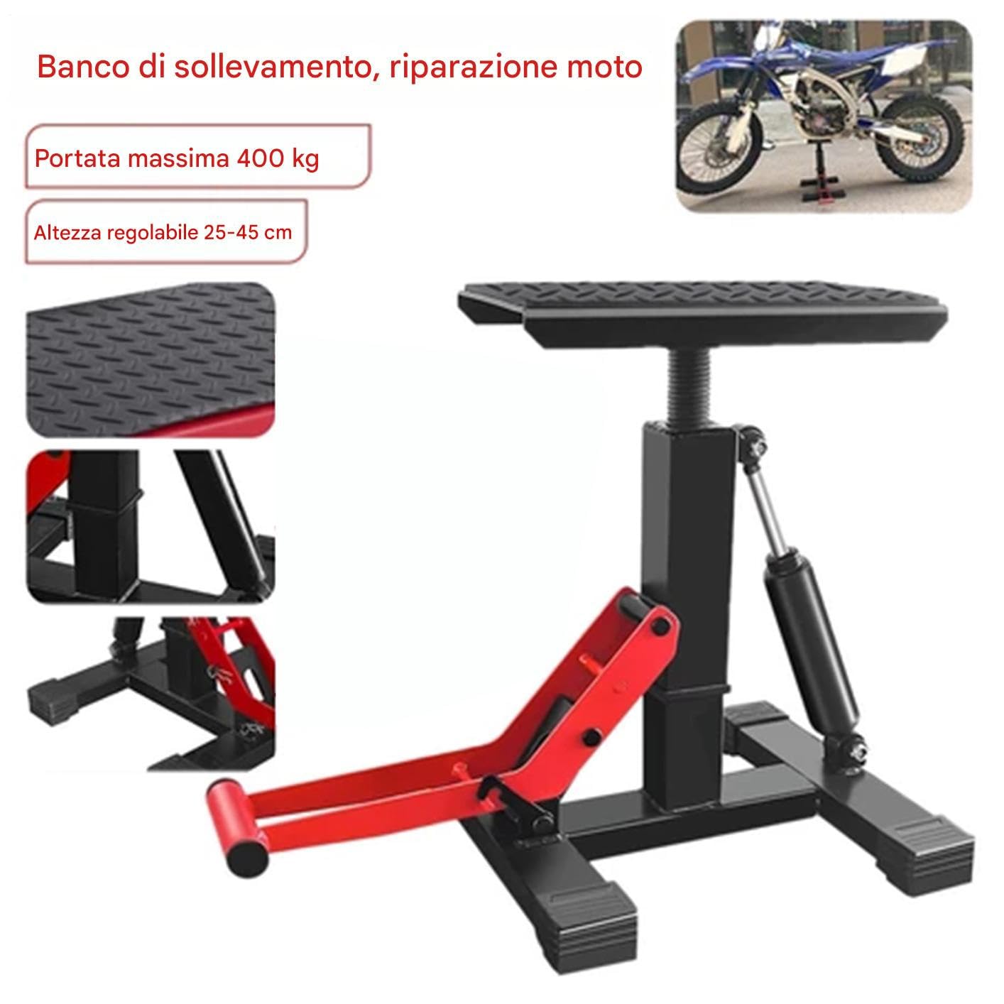 Stand Per Jack Motociclisti - Lift By Bici | Rapporto Da Tavolo Idraulico | Manutenzione Del Garage, ATV, Riparazione Di Bici, Per Moto, Attrezzature Per Negozi, Manutenzione, Supporto Per B