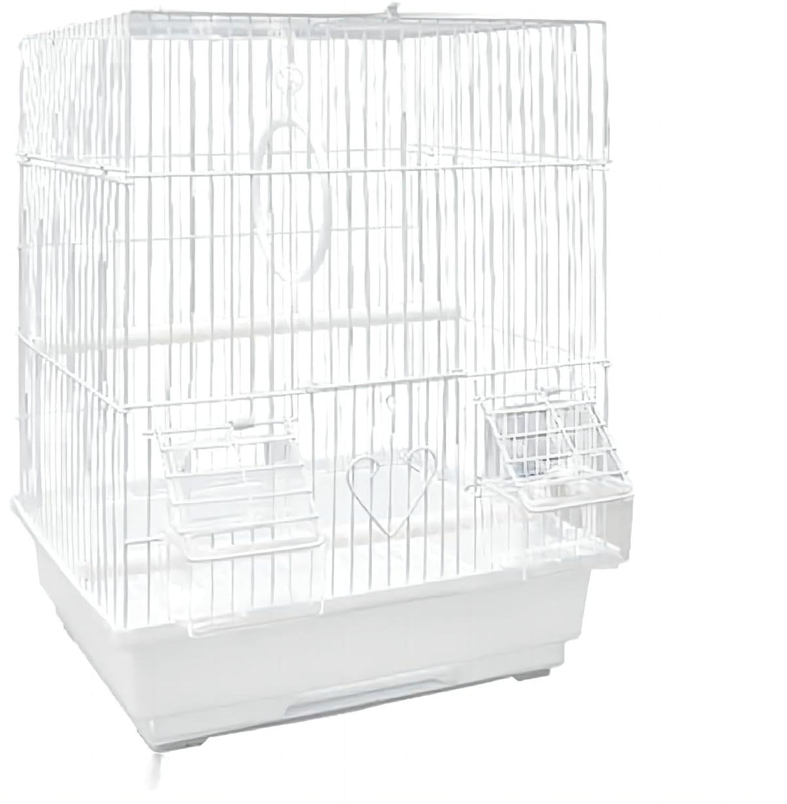 ホワイト 鳥用ケージ 高さ150cm Amazon | 鳥かご 鳥ケージ バードゲージ 鳥小屋 白い鳥かご 掃除