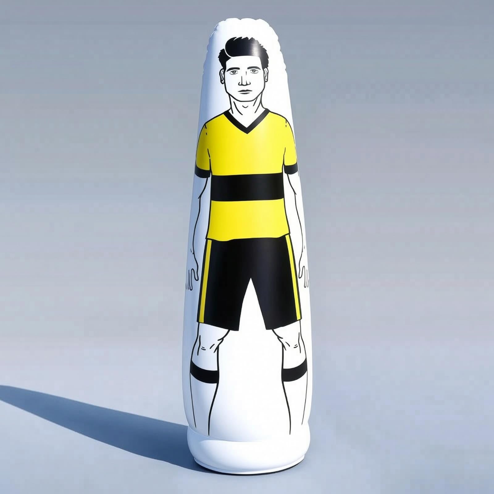 Manichino Gonfiabile da Calcio Compatto Difensore Gonfiabile Resistente Attrezzatura per Allenatori, Giardino