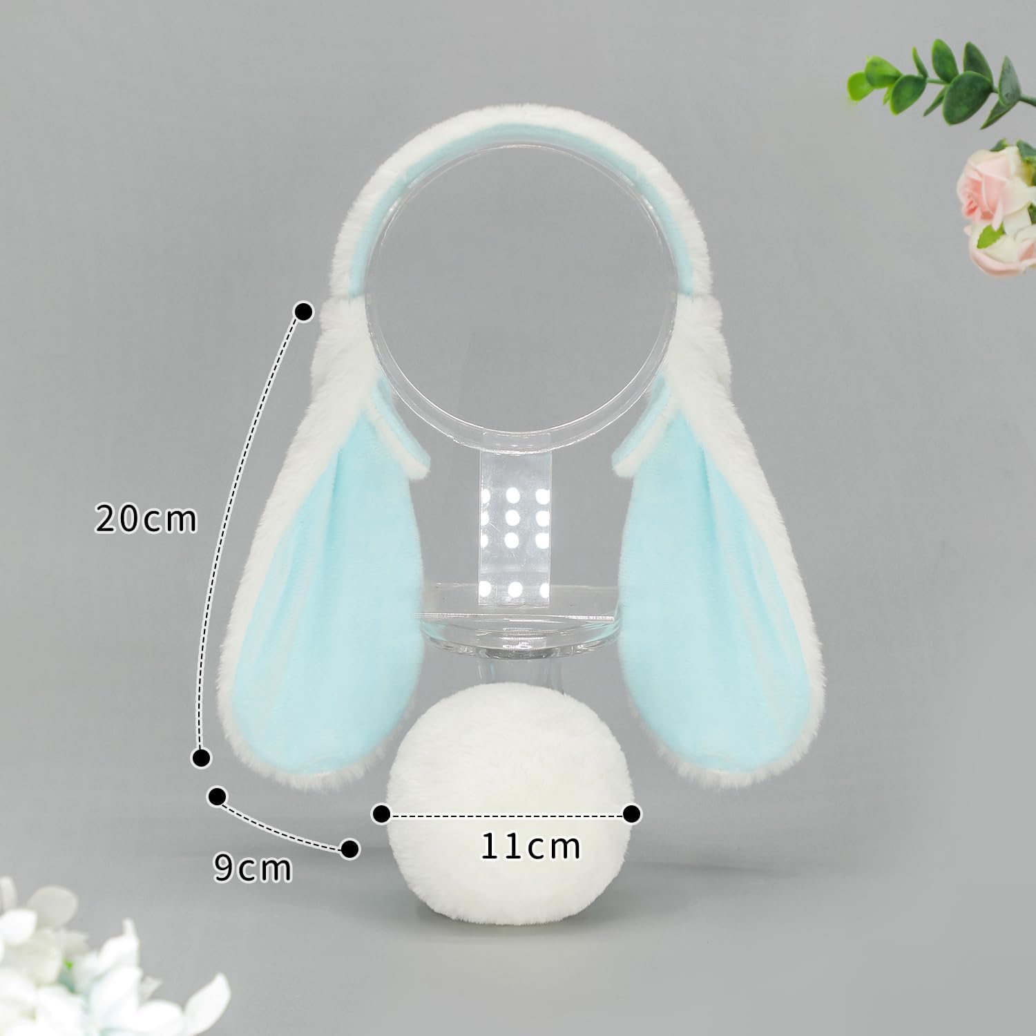 Faylay Furry Floppy Ears Bunny Ear Headband Easter/Daily Celebrations/Halloween/Christmas Cosplay Accessories
