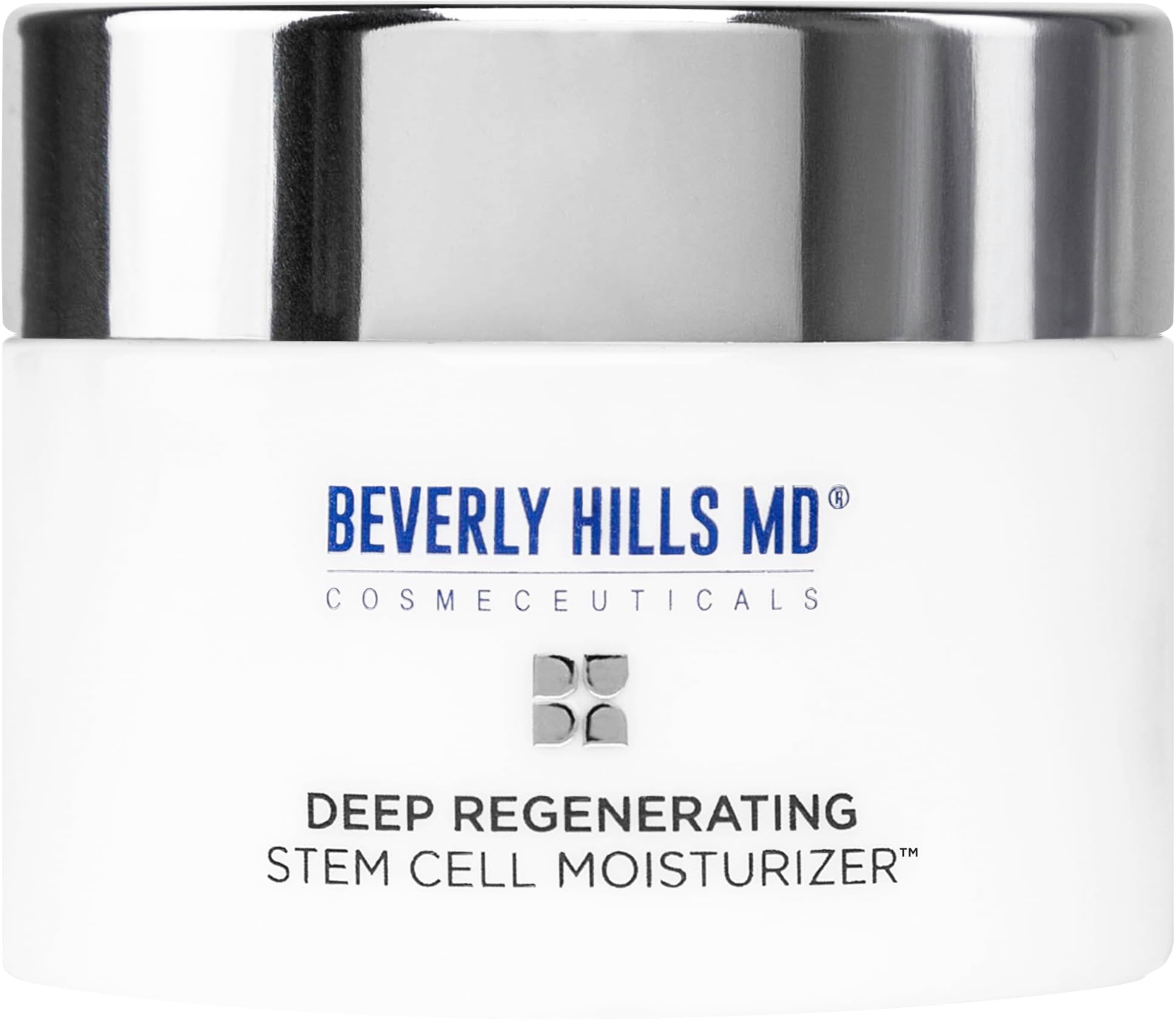 Deep Regenerating Stem Cell Moisturizer- Brighten & Revitalize the Look of Skin on Face, Neck w/Swiss Alpine Rose Stem Cells & Hyaluronic Acid- Smooth + Plump Formula