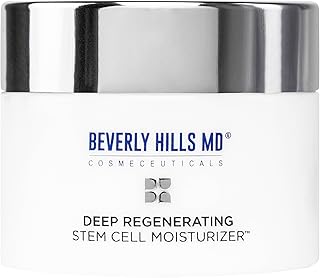 Beverly Hills MD Deep Regenerating Stem Cell Moisturizer- Brighten & Revitalize the Look of Skin on Face, Neck w/Swiss Alpine Rose Stem Cells & Hyaluronic Acid- Smooth + Plump Formula