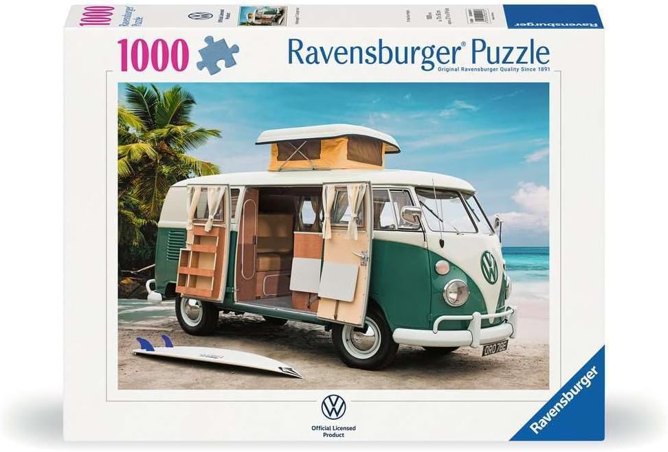 Ravensburger Puzzle 12000579 - Volkswagen T1 Camper Van - 1000 Teile VW Puzzle für Erwachsene und Kinder from 14 Years