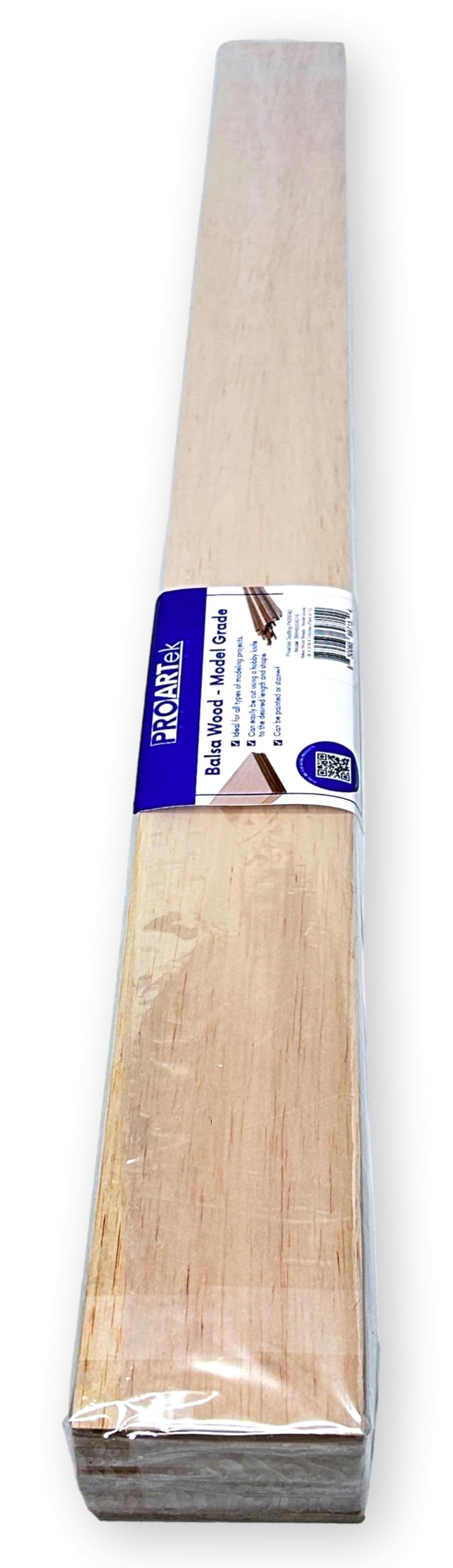 Proartek Drafting PK00042 Modelo BWH005X010 - Paquete de 10 hojas de madera de balsa, 36 x 3/16 x 3 pulgadas; hechas de balsa de grado modelo de color claro; ideal para manualidades y aplicaciones