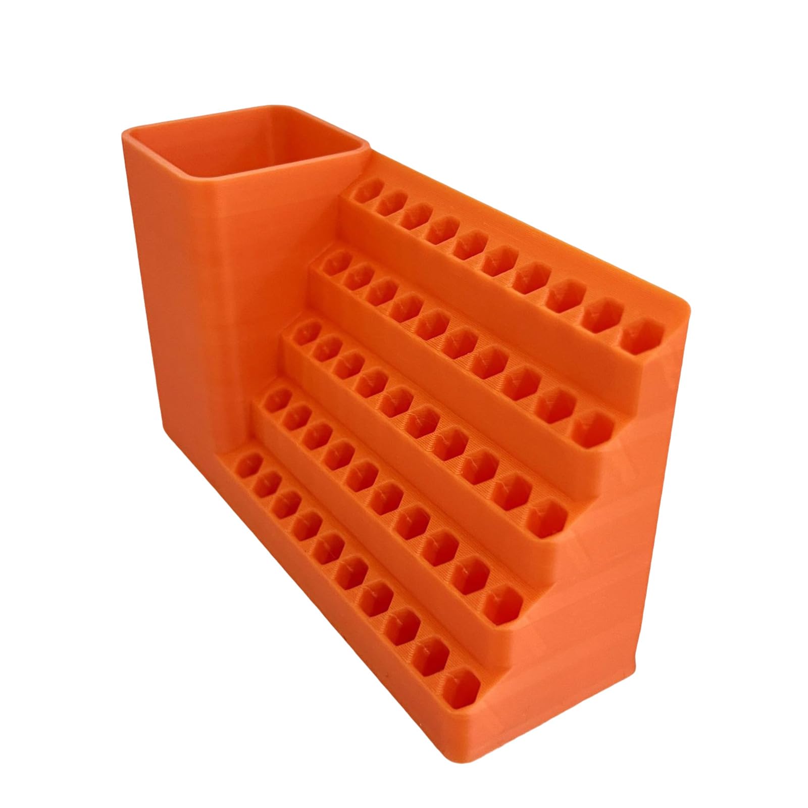 Buxuaaaa Screwdriver Bit Holder Toolboxes 20/25 / 50/100 Hole Option Organizers Drill Bit Holder for Garage Workshop Drill Bits Storage