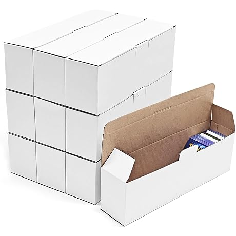 10 Cardboard Boxes for Trading Cards