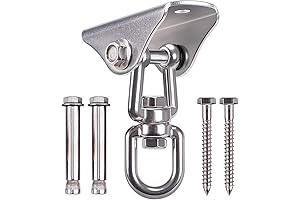 SELEWARE Hammock Mount: Heavy-Duty Swing Hanger for Hammocks, Porch Swings, and Punching...