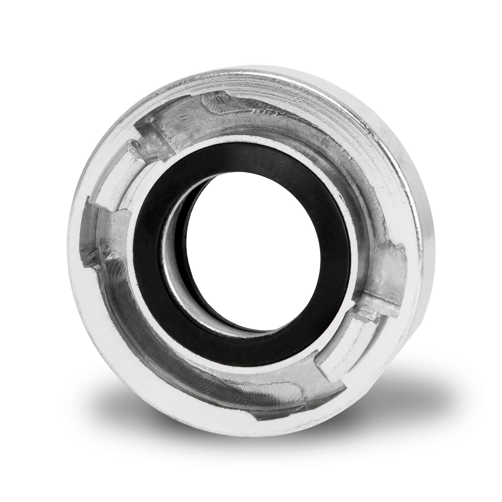 EBERTH 2" Accoppiamento Storz, Accoppiamento Fisso e di Aspirazione in un Set, Raccordo per Tubo Flessibile Storz C con 2 Pollici, Diametro Filettatura Interna 59mm, Diametro Esterno ugello Tubo 52mm