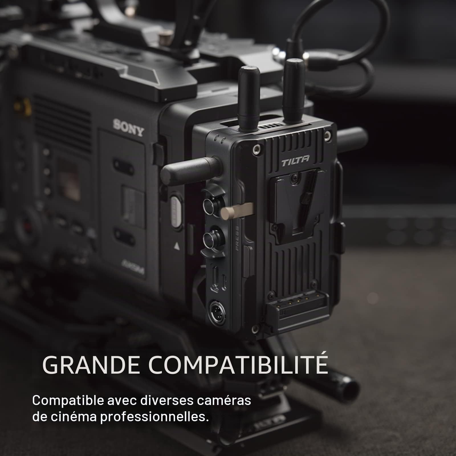 Tilta Power Supply Module d'alimentation pour DJI Video Transmitter Camera Accessorie Video Making Kit - V Mount TGA-DVT-V