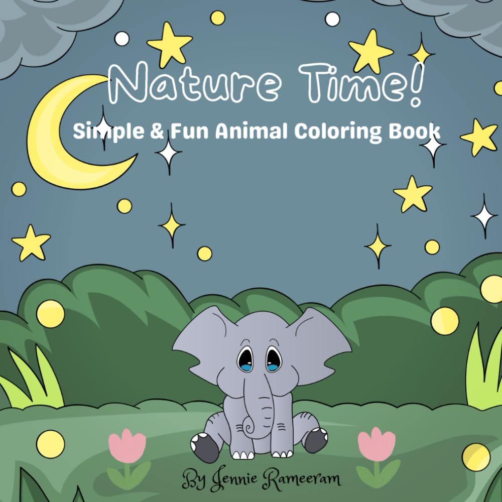Nature Time!: Simple & Fun Animal Coloring Book