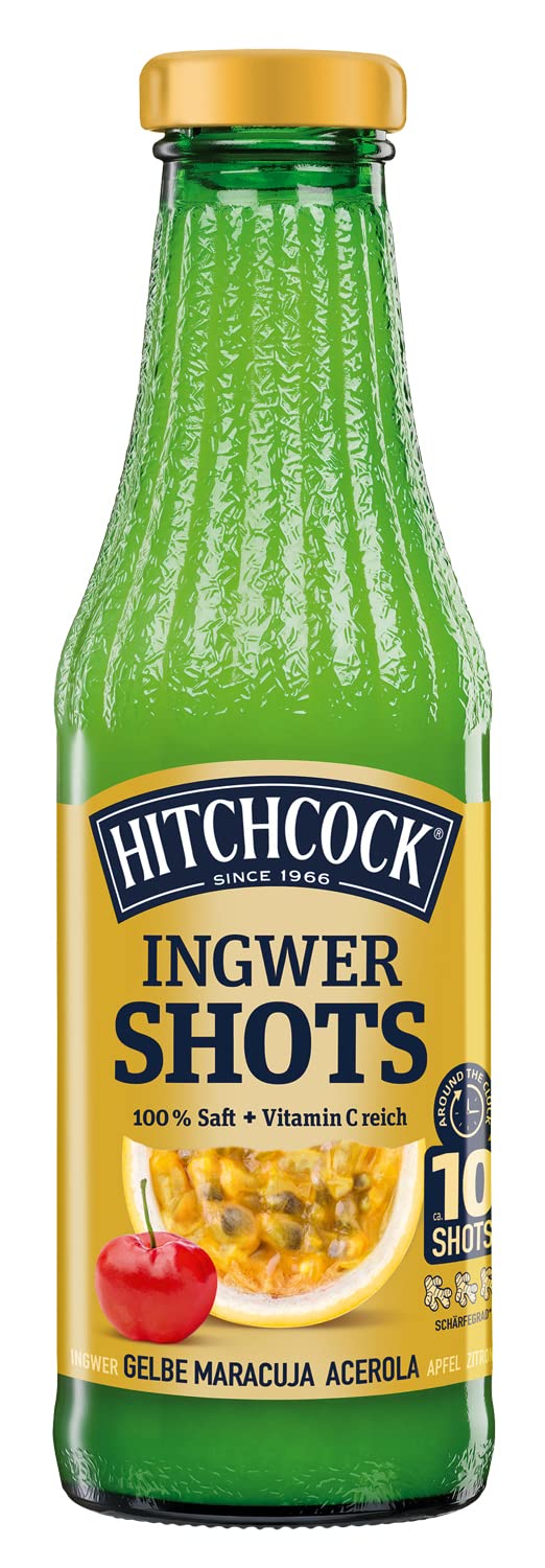 Hitchcock Ingwer Shot Maracuja, 500 ml
