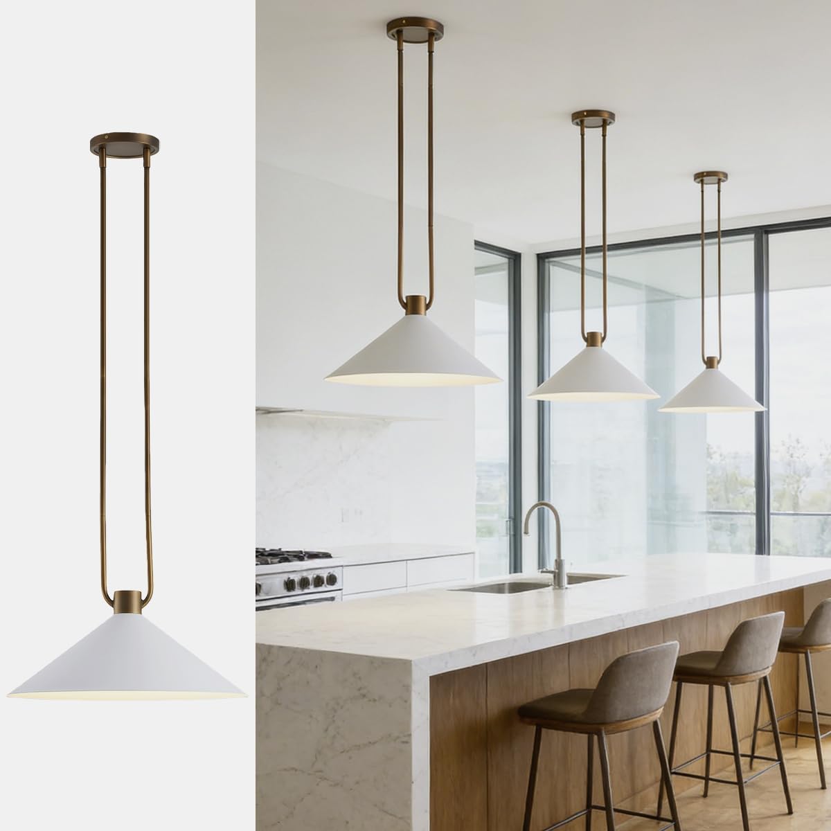 Pendant Light Over Kitchen Island
