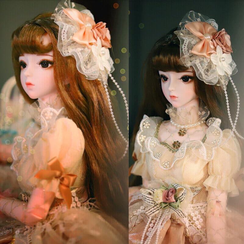 Amazon.co.jp: Meeler BJDドール フルセット1/3 球体関節人形 女の子