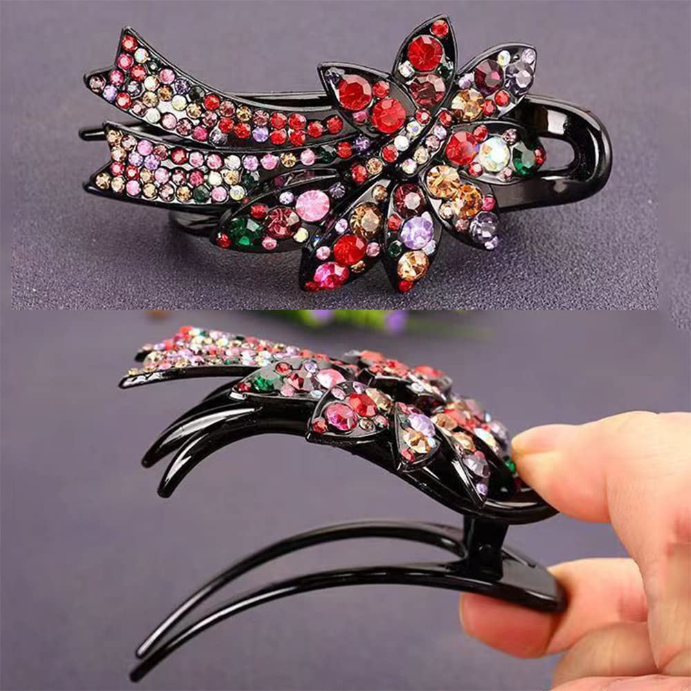 Amazon.com : Yusier 4 Pack Gorgeous Crystal Hair Accessories  display picture 2