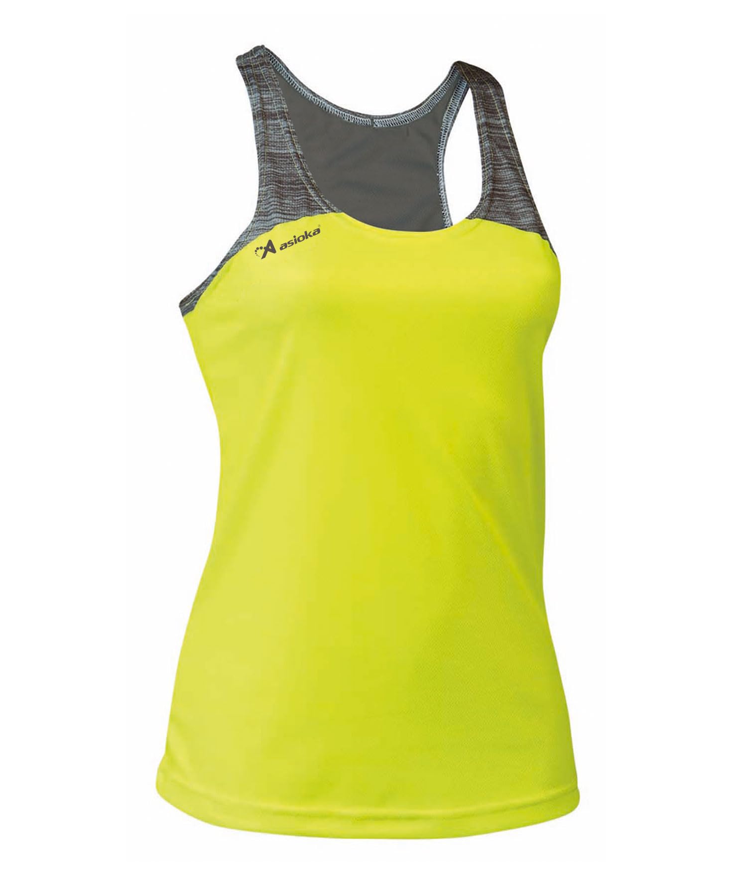 Asioka Camiseta deportiva tirantes mujer - Camiseta de running para mujer - Camiseta técnica de tirantes
