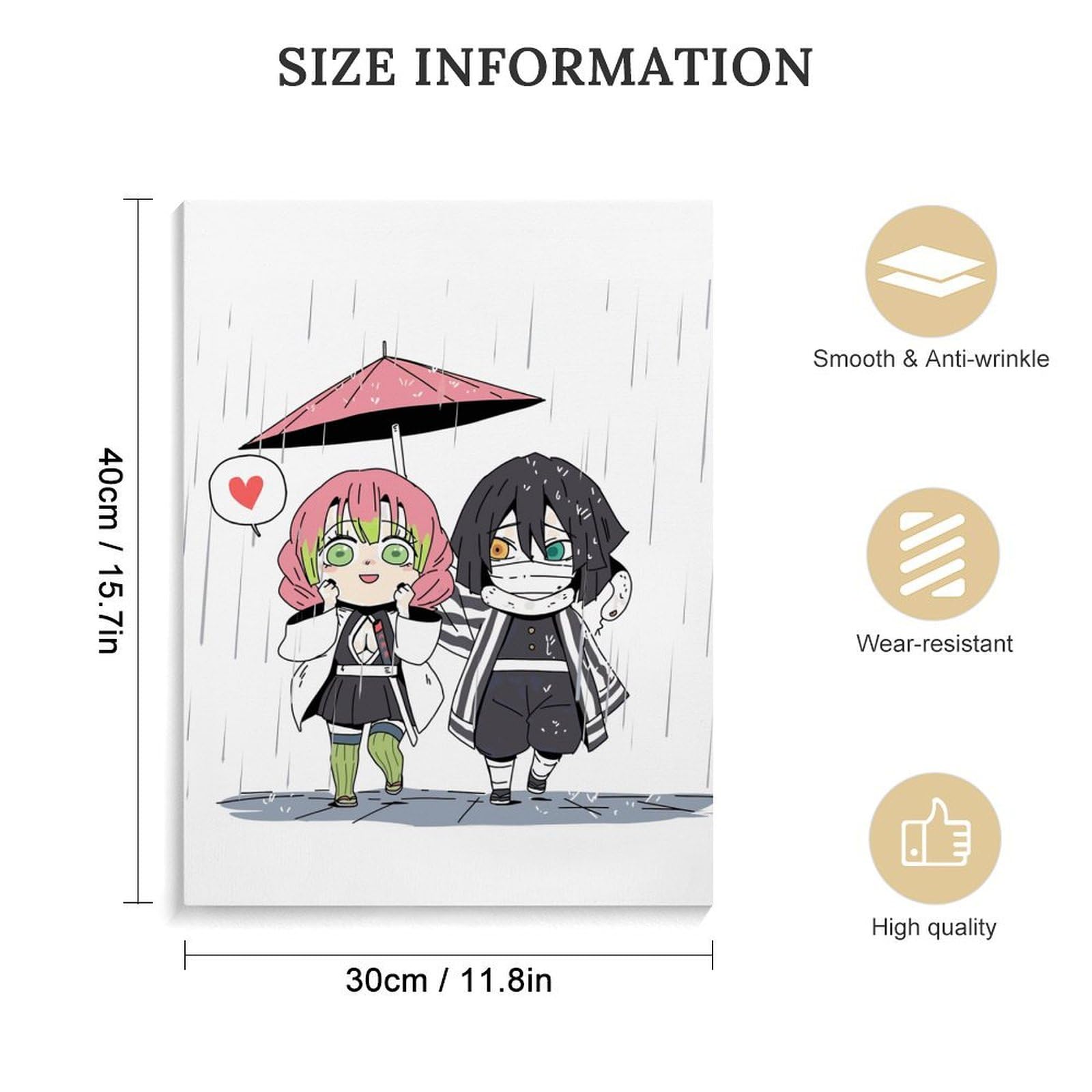 Amazon.co.jp: アートパネル 鬼滅の刃 甘露寺 蜜璃 伊黒 小芭内