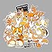 Welsh Corgi Pembroke Stickers for Water Bottles 50 Pack Cute,Waterproof,Aesthetic,Trendy Stickers for Teens,Girls Perfect for Waterbottle,Laptop,Phone,Travel Extra Durable Vinyl (Welsh Corgi Pembroke)