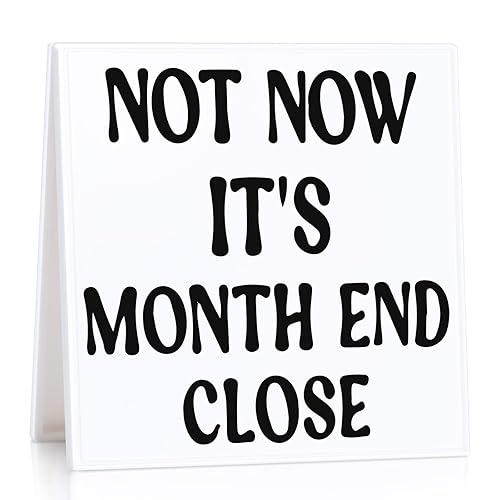 Funny Accountant Office Desk Decor, Not Now It's Month End