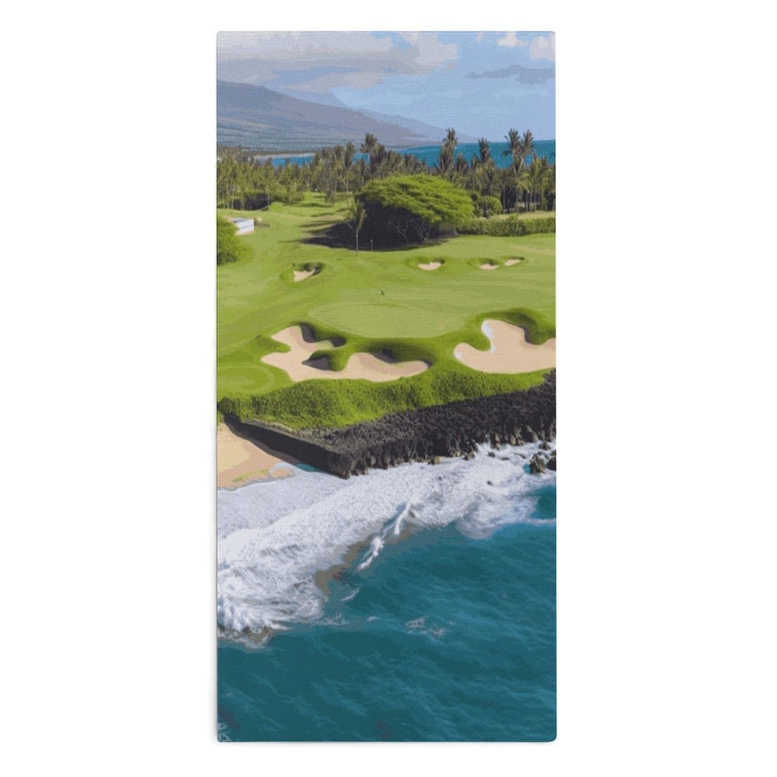 Btcowzrv Style Hawaii Beach Golf Course Bath Towel Beach Towels Shower Towel