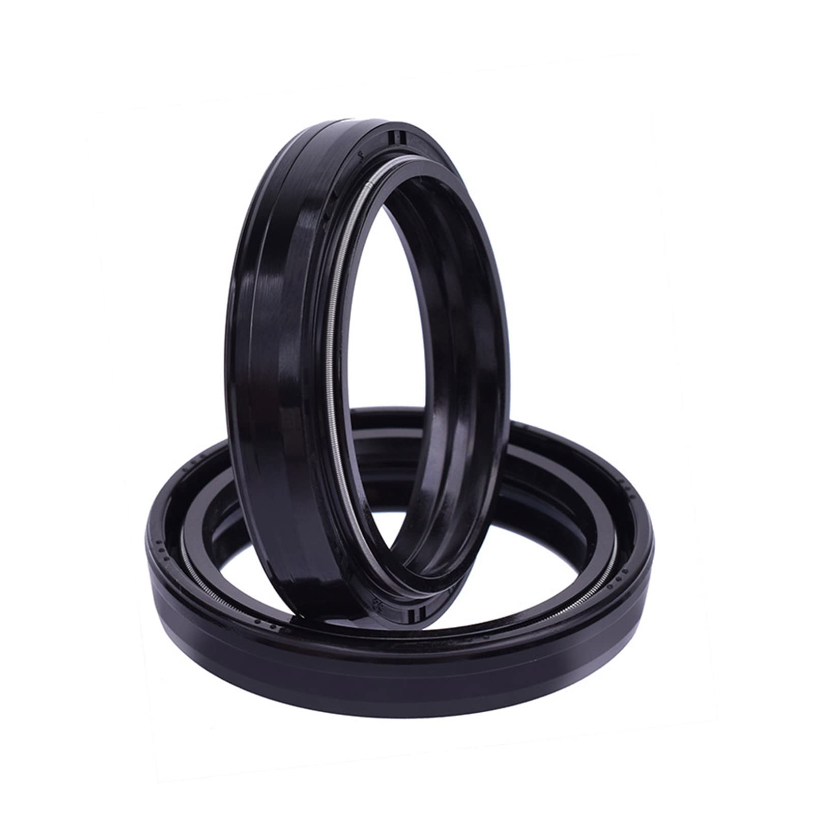 Set di paraolio e paraolio per forcella anteriore ad alte prestazioni, 41 mm x 53 mm x 8/10,5 mm, accessori per auto, leggeri, confezione da 2 pezzi da 41 x 53 x 8/10,5 mm, set da 2 pezzi da 41 x 53 x