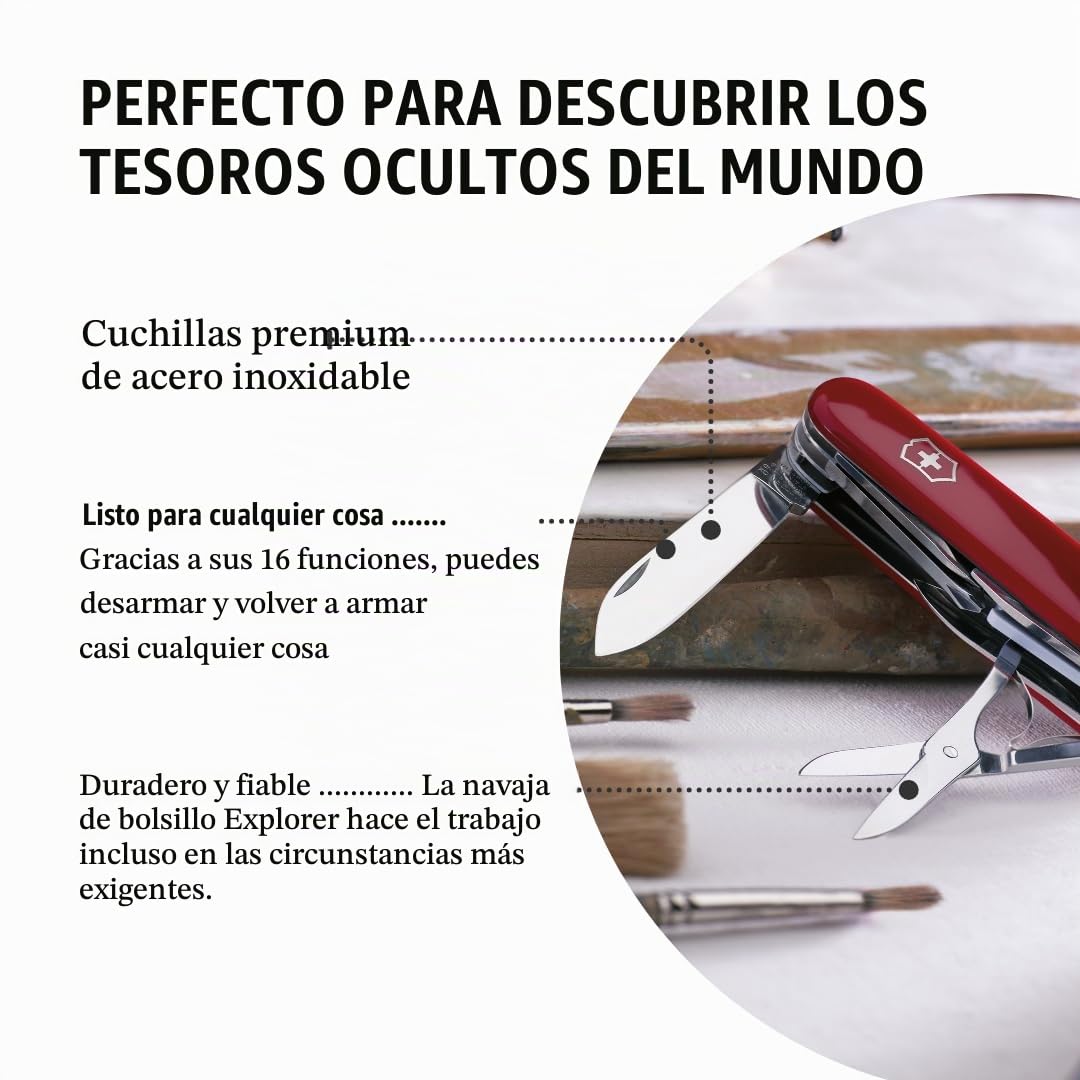 Victorinox Explorer, Navaja suiza, Rojo