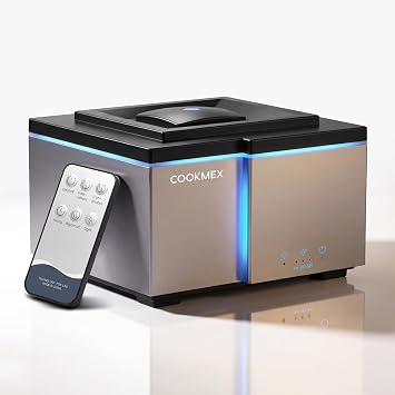 All Day Long-Lasting Aromatherapy, 500ML Large Essential Oil Diffuser: Ultrasonic Cool Mist Humidifier, Remote Control, 7 Color Lights, Timer, Auto-Off for Home/Bedroom/Yoga (Silver)