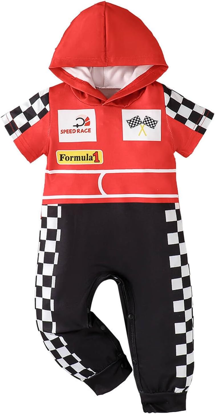 Baby Boy Costume Outfit Baby Clothes Uniform Hooded Romper