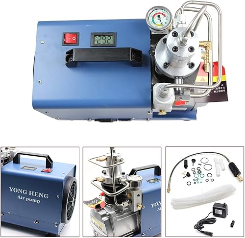 Miniatura 3 de Bomba eléctrica del PWP de la refrigeración por agua 1.8Kw 110V 30Mpa del compresor de aire para el coche, Lorry, camión