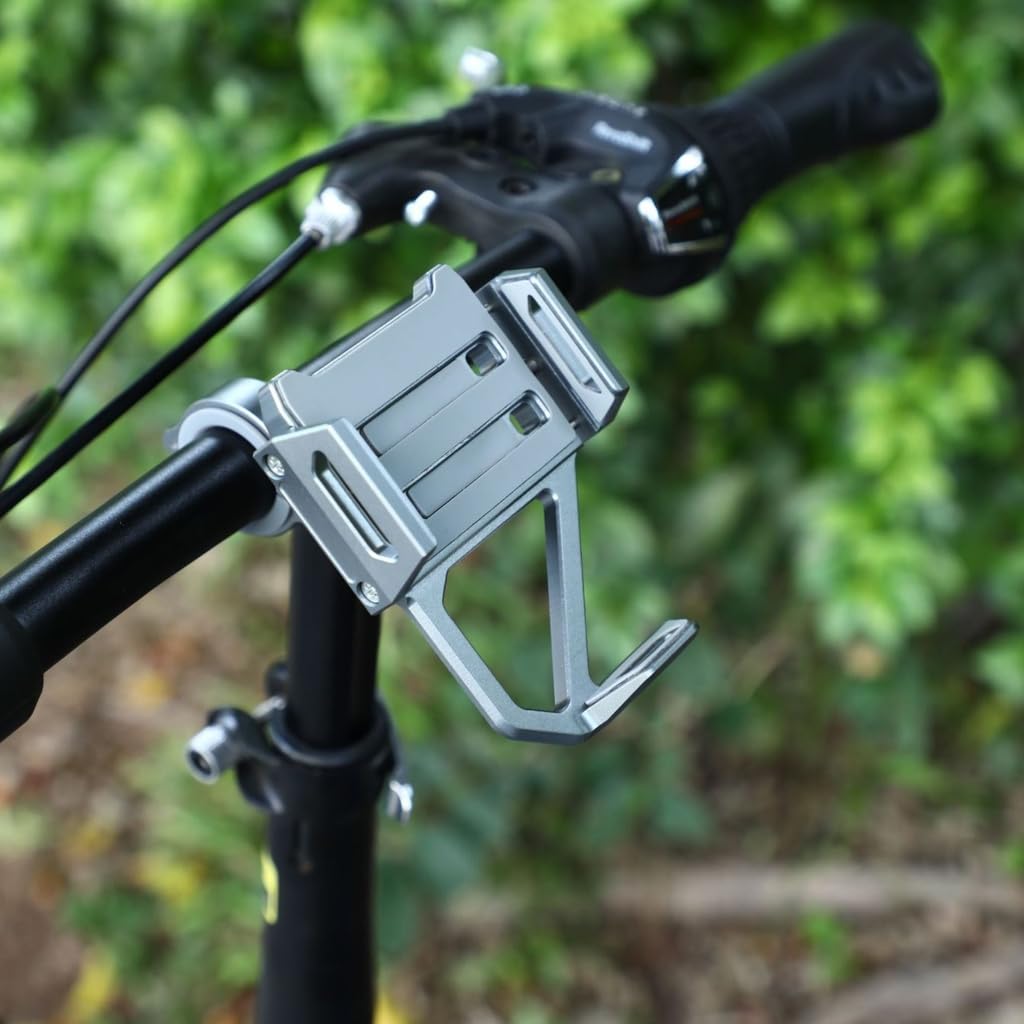 Motocyklowy aluminiowy uchwyt na telefon obracający się o 360 stopni kierownica motocyklowa zamontowany uchwyt na telefon komórkowy stojak odporny na wstrząsy