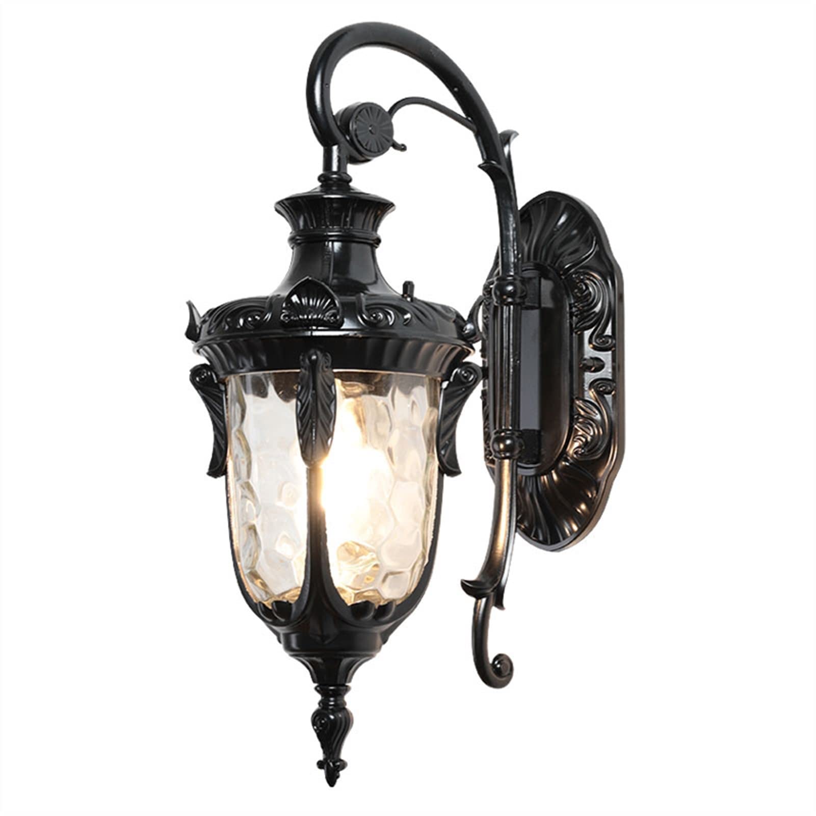 OZBMA Outdoor Wall Lamp Waterproof Villa Decoration Landscape Garden Balcony Corridor Aisle Door Front Lamp,Luxury (Onecolor)