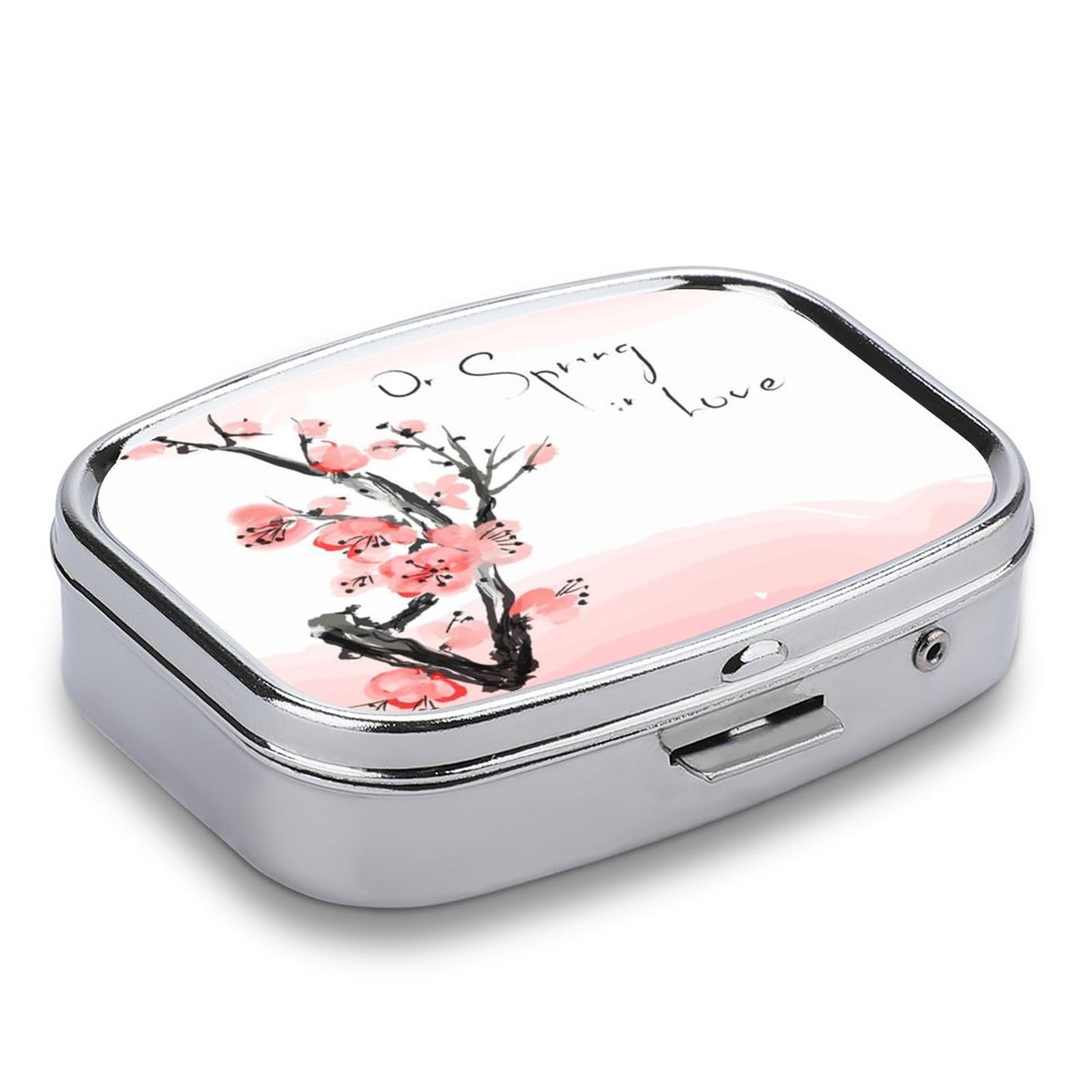 Japanese Cherry Blossom Pill Box Portable Pill Organize Travel