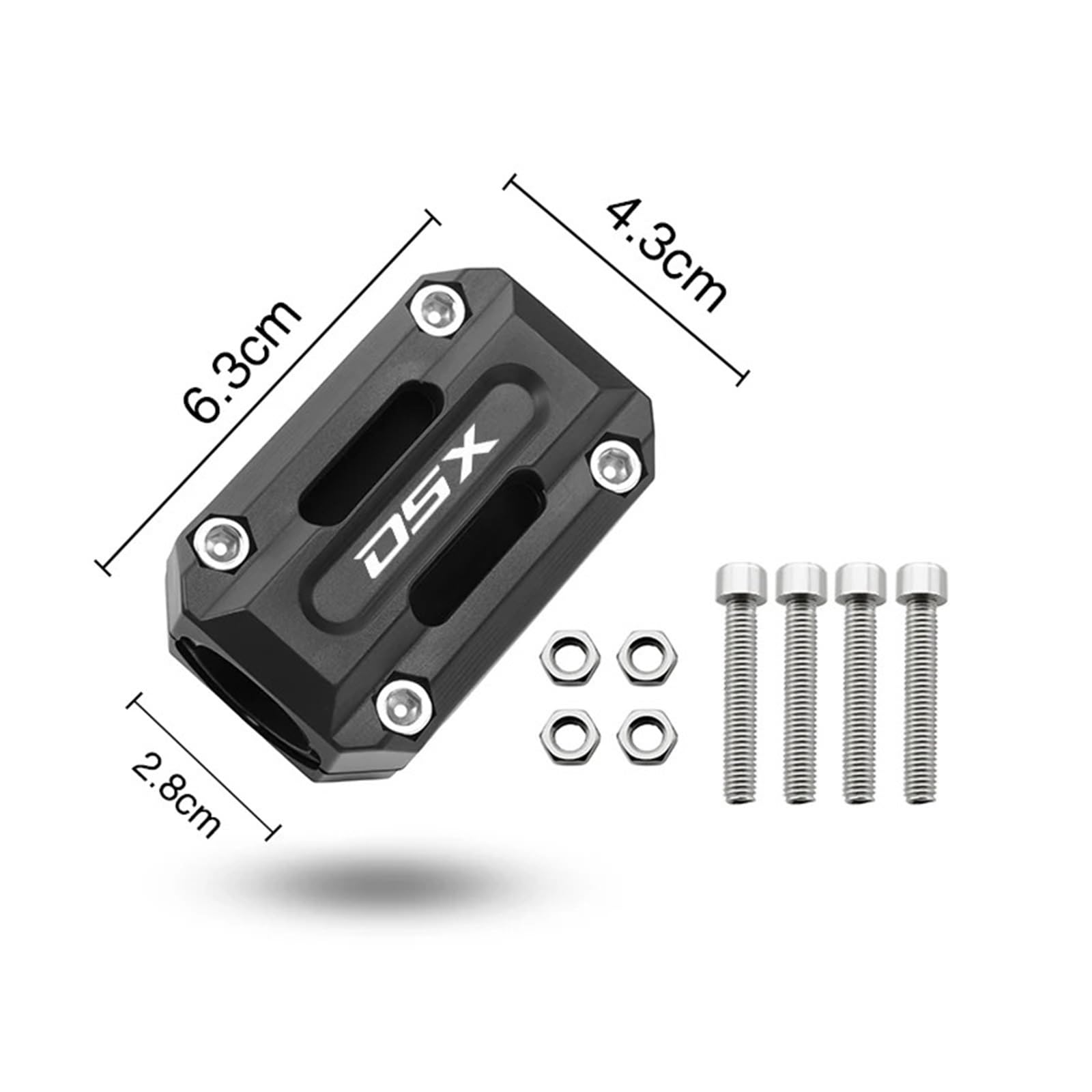 Adatto per Voge DS900/800/625/525X Rally 500AC 300 DS Moto Motore Protezione Paraurti Blocchi protezione forcella(NoLogo 6PCS)