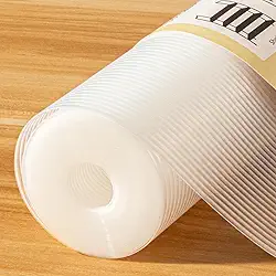 Forro para Gaveta Forro para Prateleira Antiderrapante Multiuso Transparente 120x30cm Tamanho Ajustável Durável Ideal para Armários, Dispensas Protege Móveis no Geral