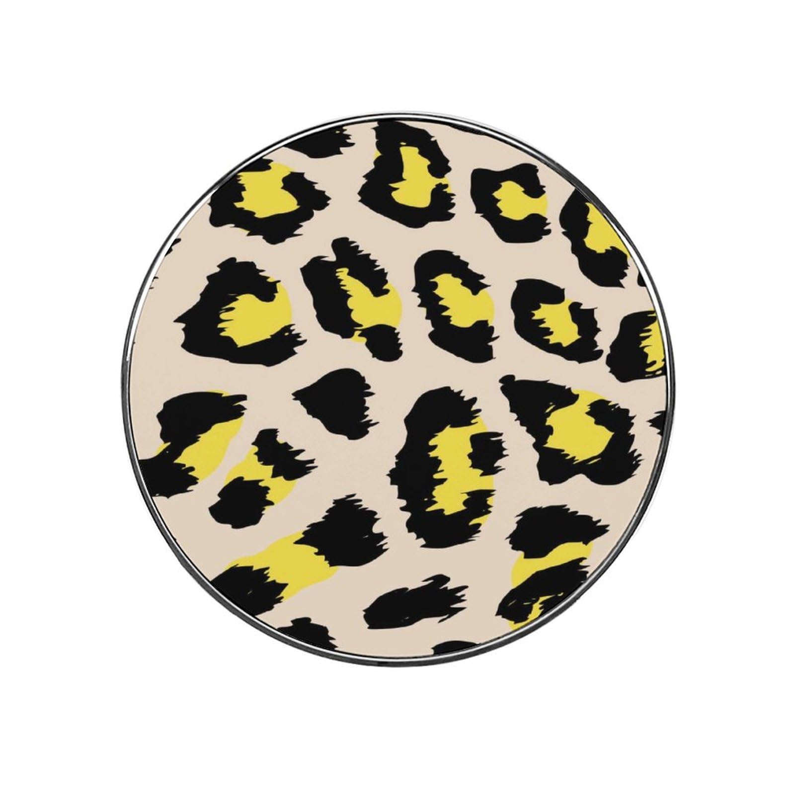 Yellow Leopard Magnets For Fridge Kitchen Decoration For Refrigerators Whiteboards
