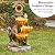 Glitzhome 28.5" H Farmhouse Outdoor Garden Water Fountain with LED Lights and Pump, Rustic Sunflowers Rooster Birdhouse Patio Waterfall Fountain, Floor Standing Cascading Fountain for Porch Backyard