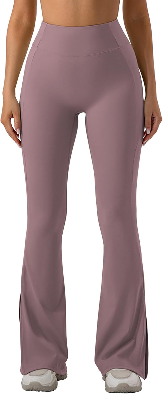 Mokoru Women's Flare Yoga Pants High Waisted Tummy Control Flared Leggings Workout Gym Bootcut Pants - Image 5