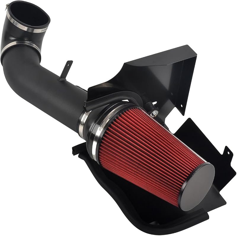 Kit de admissão de ar frio 4" moafaye com escudo térmico para GMC e Chevrolet – Kit