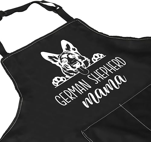 Miniatura 2 de ZJXHPO Delantal de pastor alemán para mamá, pastor alemán, amante de perros, delantal de peluquero de mascotas, regalo para amantes de los animales