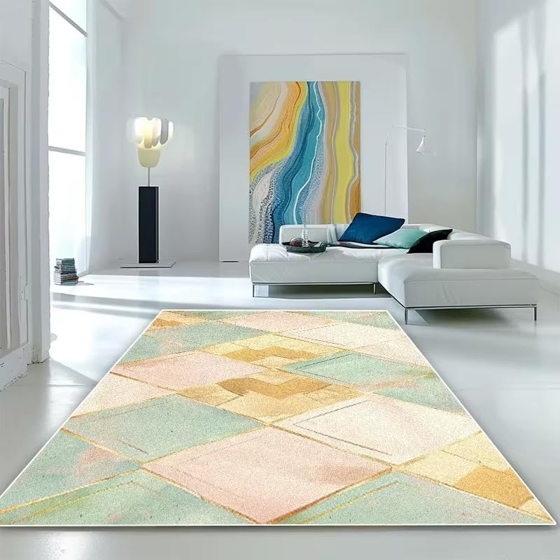 Tapis géométrique pour cuisine et salon : habillez votre sol avec douceur en 70x140cm