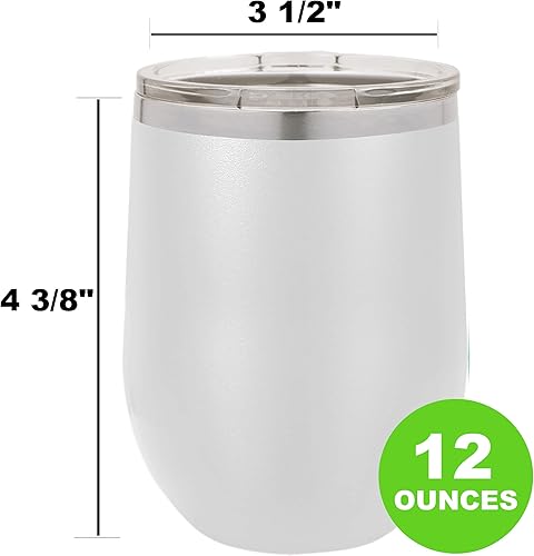 Miniatura 14 de Customized Groomsman/Bridemaids Insulated Stainless Steel 12 Oz Wedding Gift Travel Coffee Double-Walled Wine Tumbler Travelling Car Truck Cup Mug