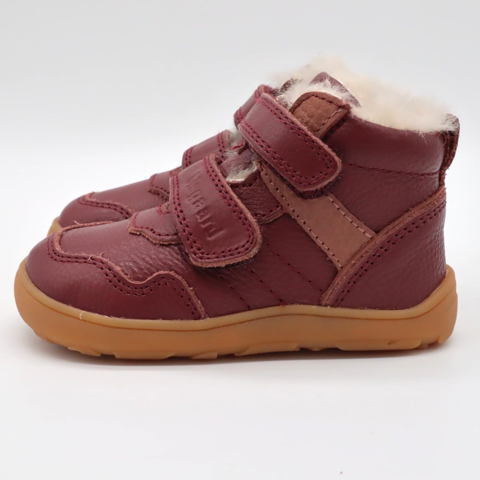 Lammfell-Laufschuhe Becky Bordeaux von bis-kids