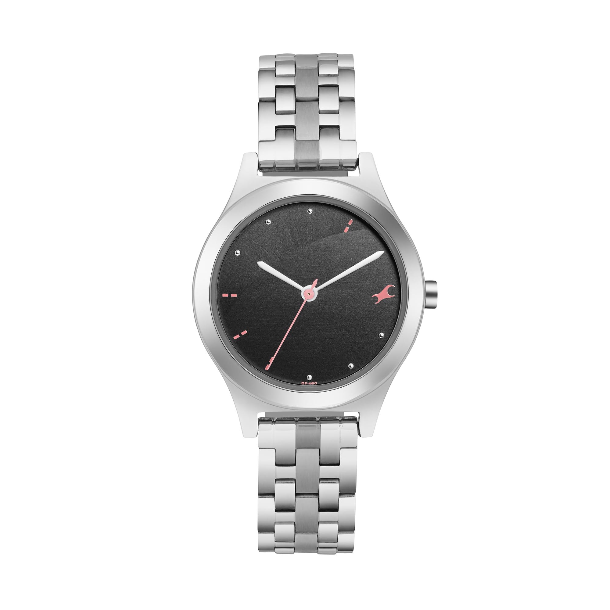 fastrack analog black dial women's casual watch