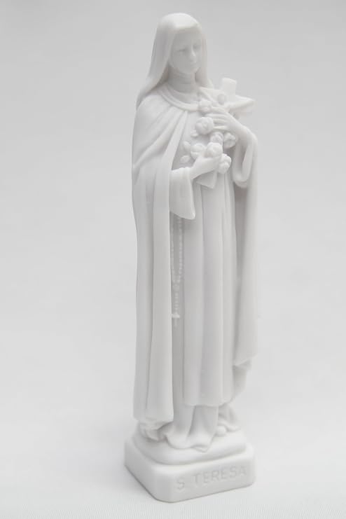 Vittoria Collection 6.5 Saint St Theresa Therese of Lisieux Little Flower Statue Catholic Figurine Religious Home Decor
