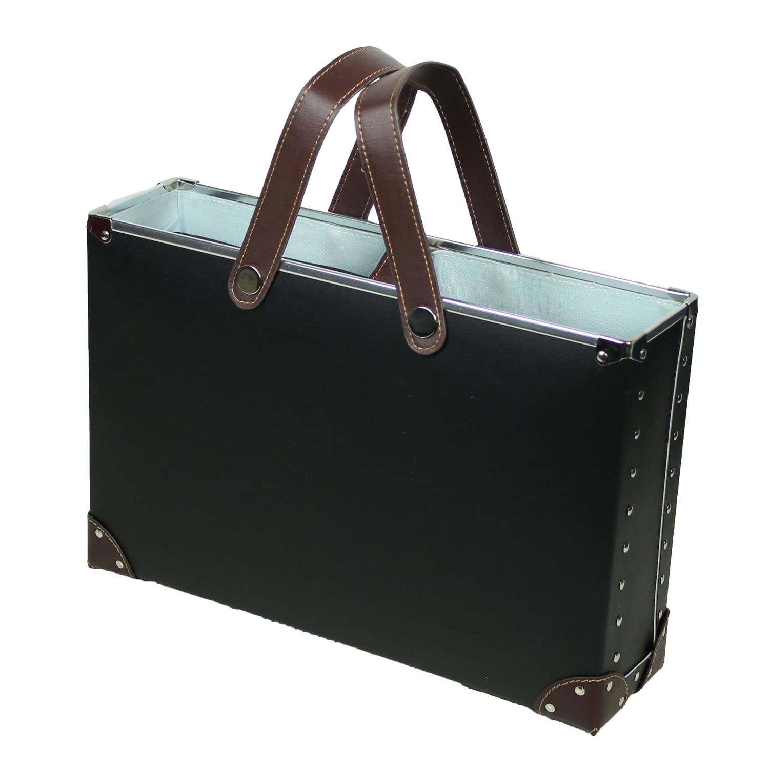 MOIERGLaptop Bag at home & office,Slim Computer Bag Briefcase for woman [71-55057-10] (Black)