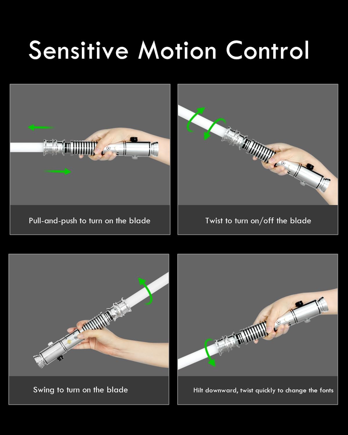 Upgraded Xenopixel 3.0 Motion Control Dueling Light Saber for Adults, 34 Sound Fonts Smooth Swing Clan Style Light Saber Infinite Color and Powerful APP, Programmable Core