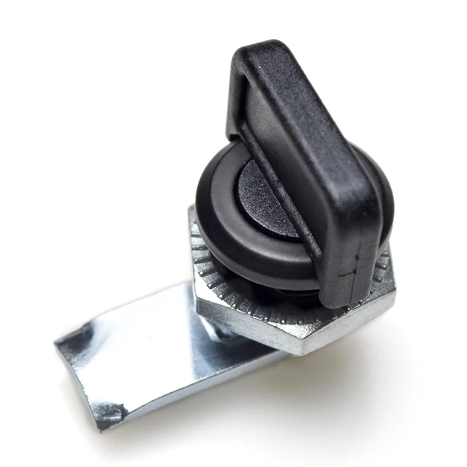 Serrure à plaque cylindrique mini avec verrouillage rotatif fluide